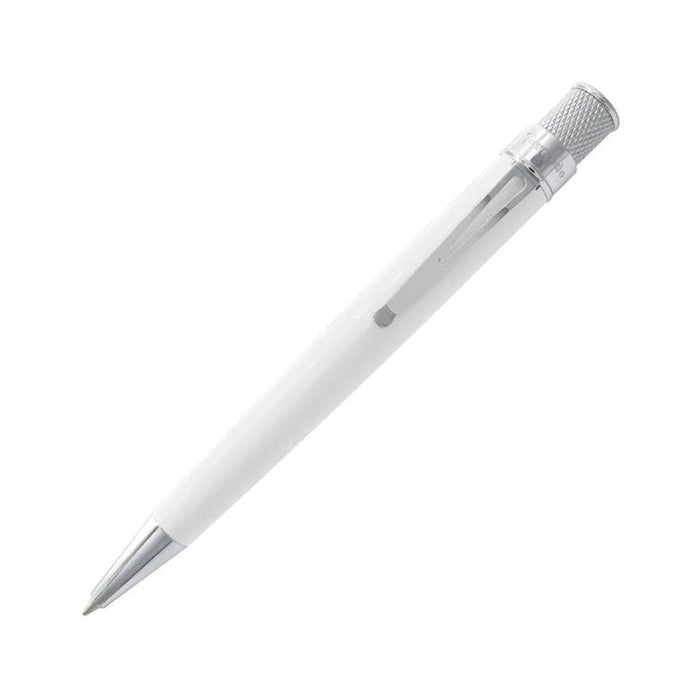 Retro 1951 White Glow-in-the-Dark Tornado Classic Lacquer Rollerball Pen