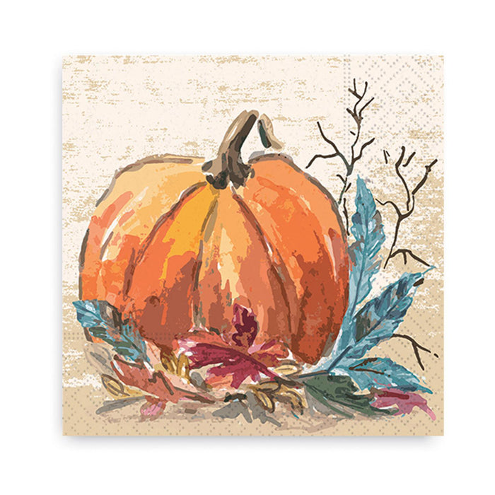 Pumpkin Harvest Beverage Napkins