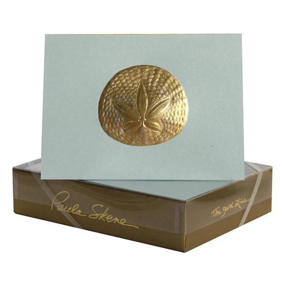 Sand Dollar Light Blue Boxed Notes