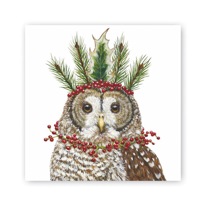 Candace Owl Beverage Napkins
