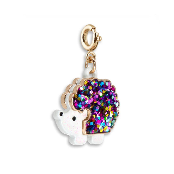 Charm It! Gold Glitter Hedgehog Charm
