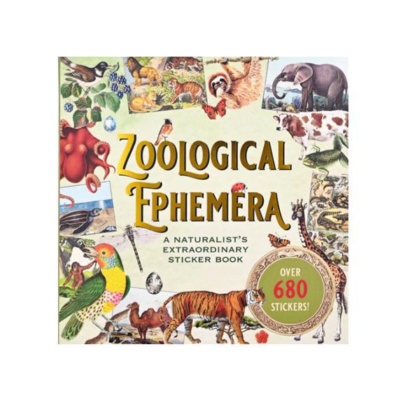 Zoological Ephemera Sticker Book
