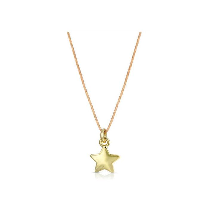 New Moon Gold Star Necklace