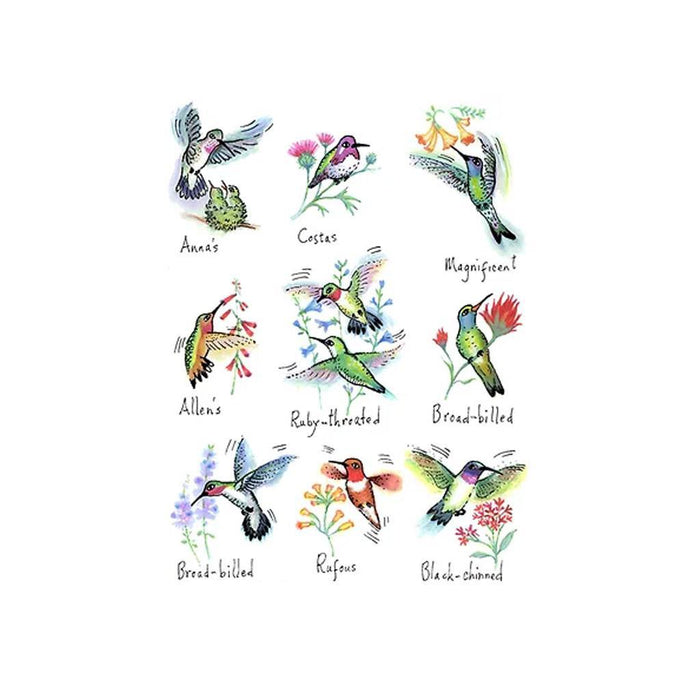 Hummingbirds II Flour Sack Towel