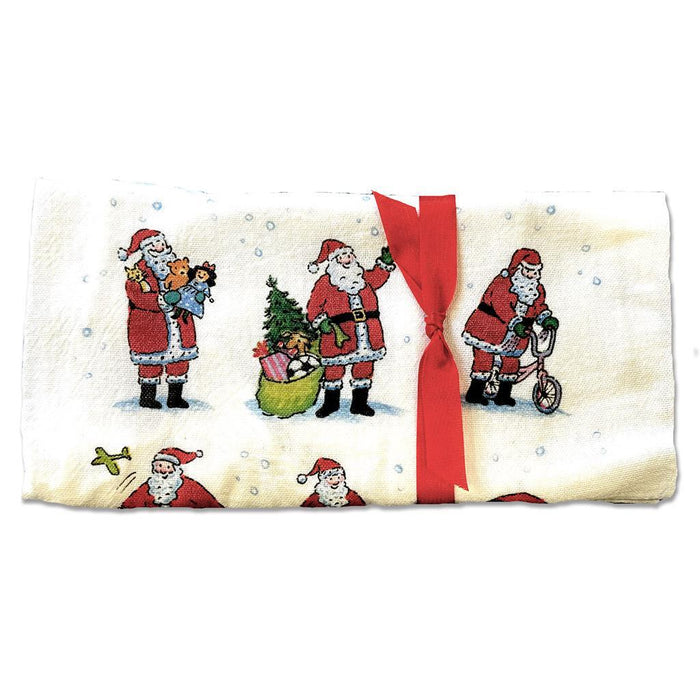 Retro Santas Flour Sack Towel