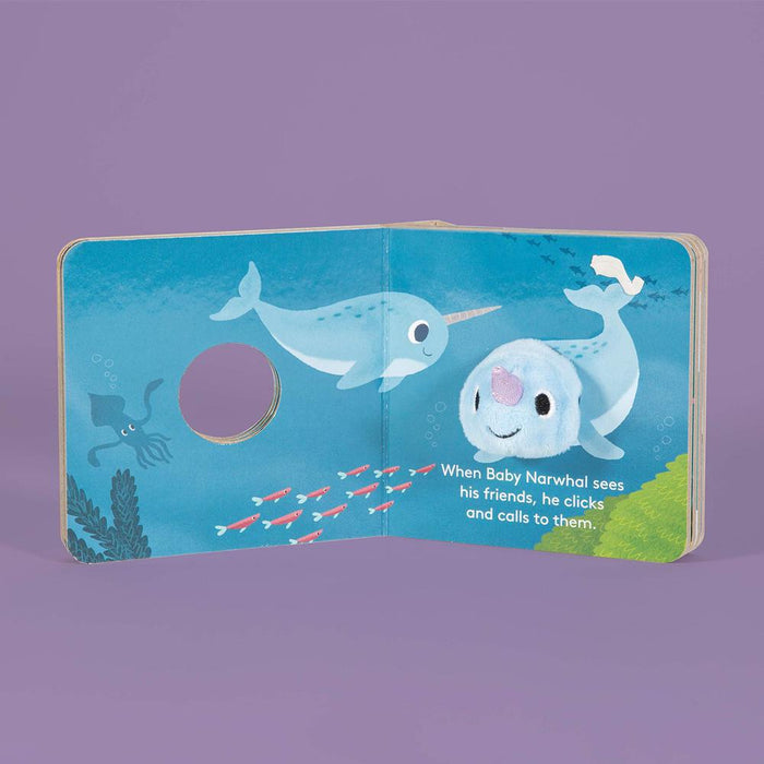 Baby Narwhal Finger Puppet Book