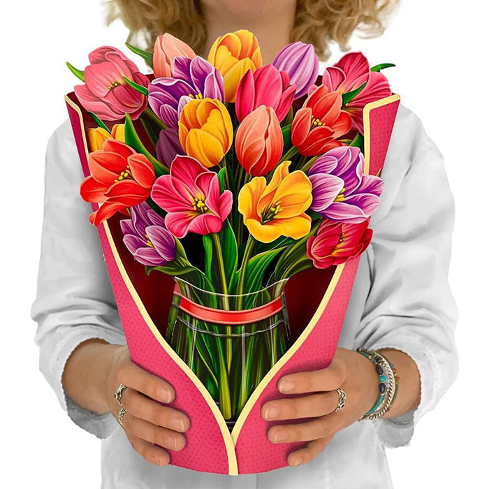 Pop-Up Bouquet - Festive Tulips