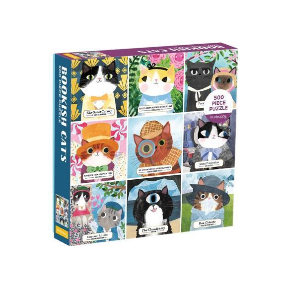Bookish Cats 500 pc Puzzle