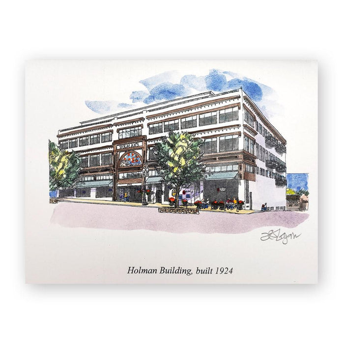 H.J. Legan Holman Building Greeting Card