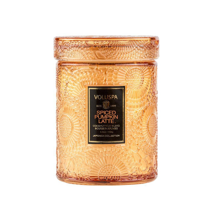 Spiced Pumpkin Latte Small Glass Candle