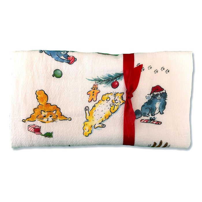 Christmas Cats Flour Sack Towel