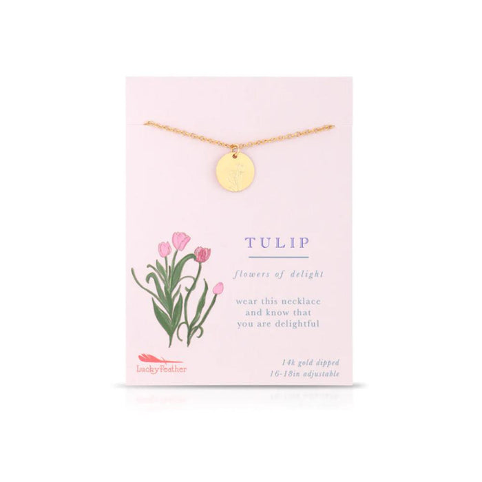 Botanical Tulip Necklace