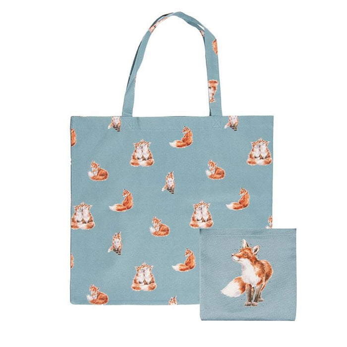 Foldable Shopping Bag - Bright Eyed Fox