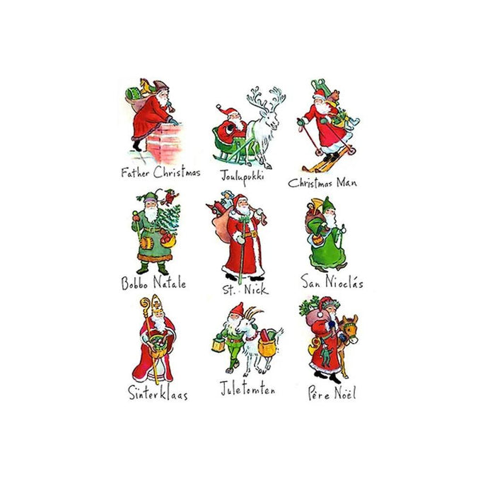 World Santas Flour Sack Towel
