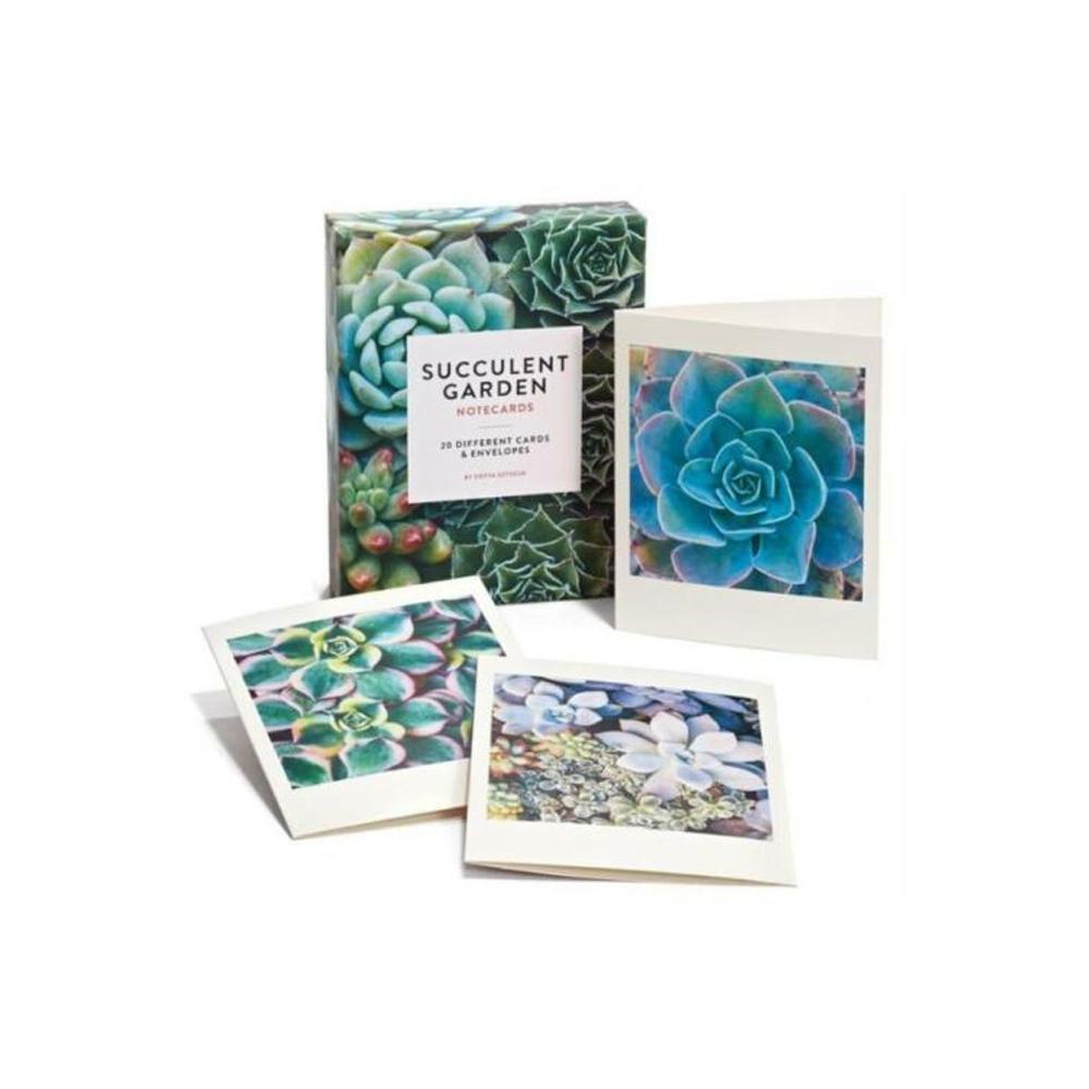 succulent notecards Succulent Garden Notecards – The Quill