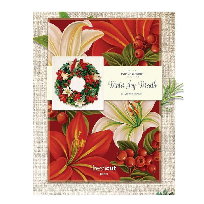 Pop Up Holiday Wreath - Winter Joy