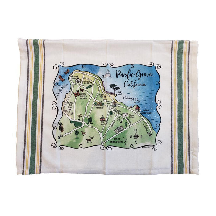 Pacific Grove Tea Towel